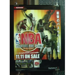 NBA Starting Five 2005 PS2 Videogame Promo Poster
