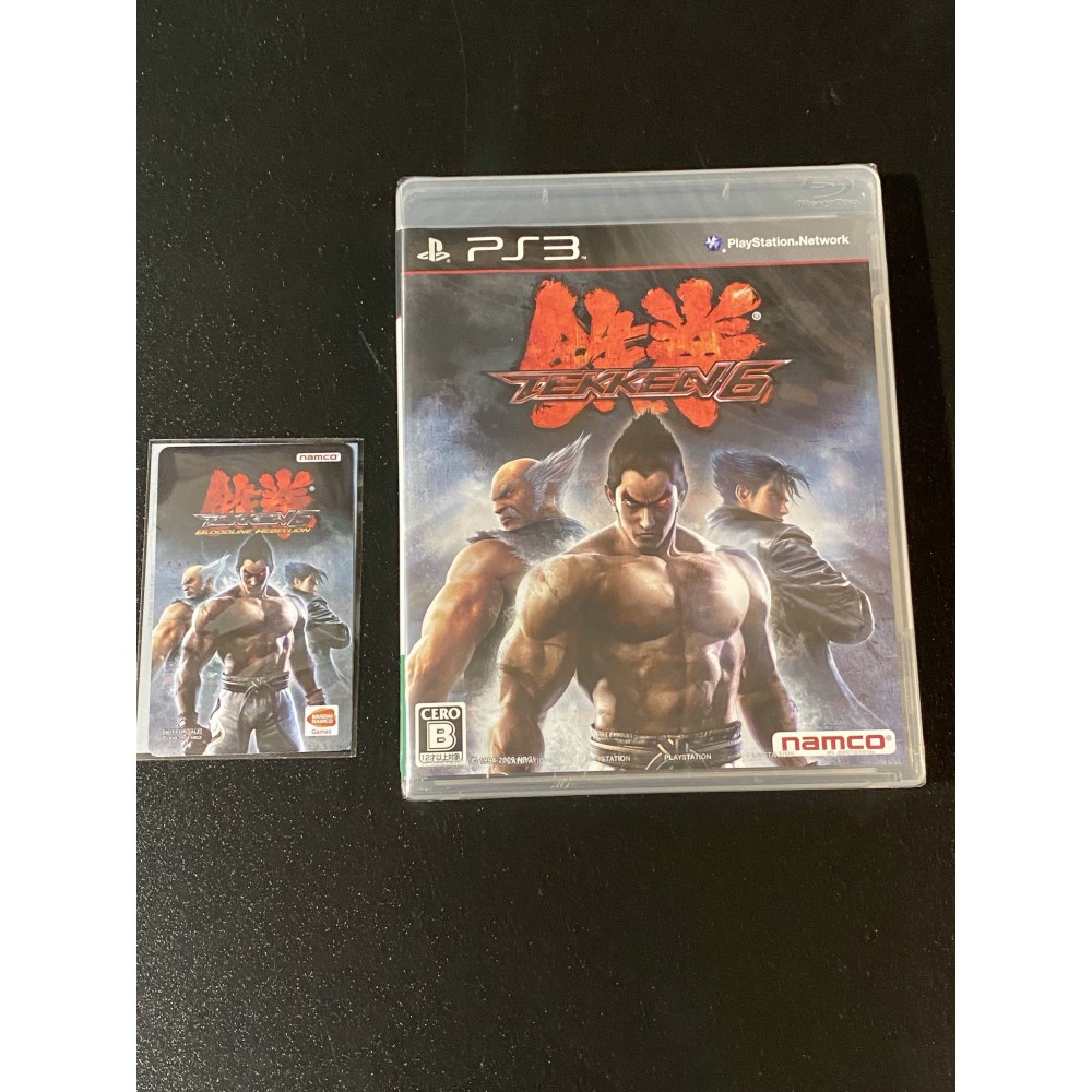 Tekken 6 PS3 with DL code card