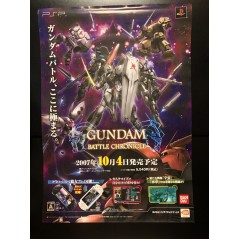 Gundam Battle Chronicle PSP Videogame Promo Poster