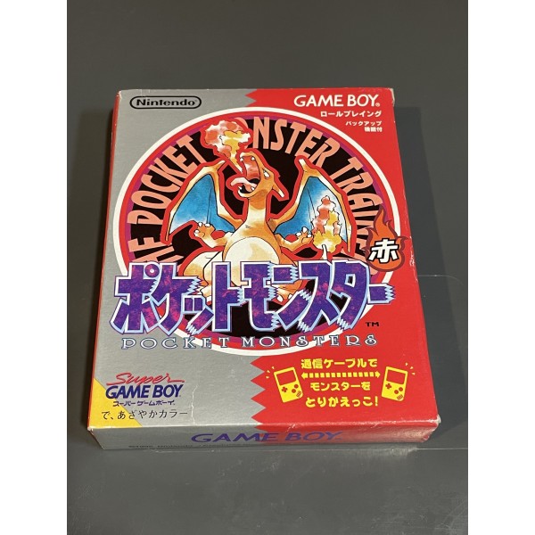 Pocket Monsters Akai (Red) Game Boy GB