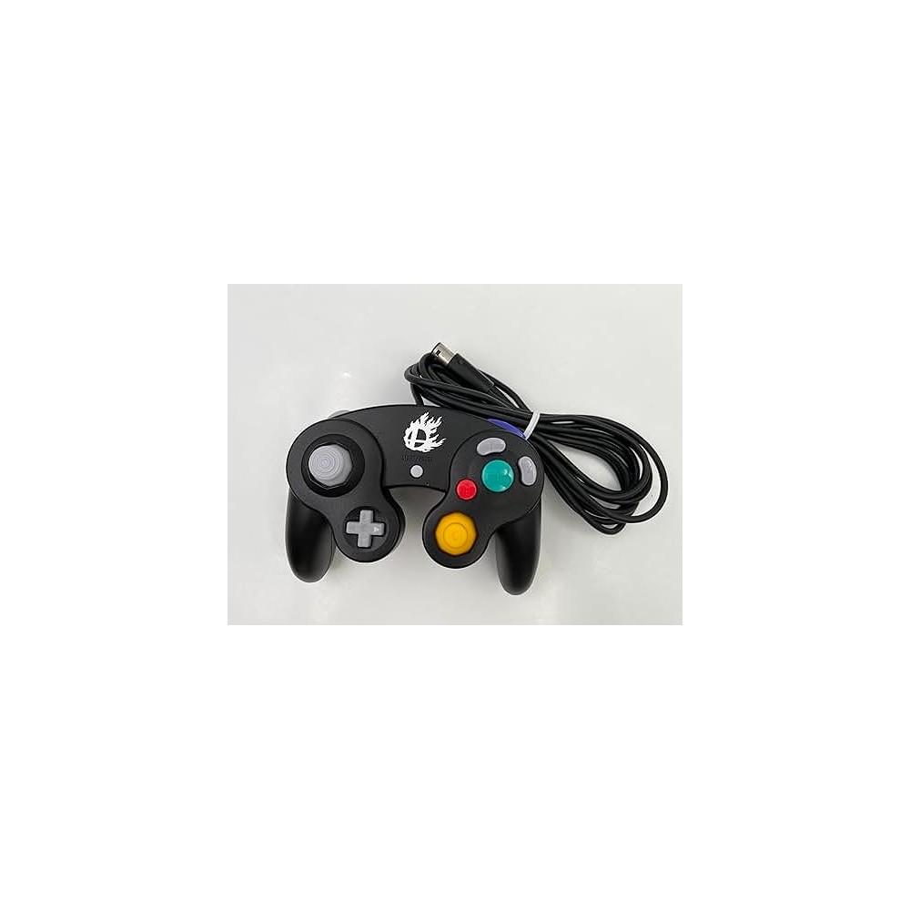 GAMECUBE CONTROLLER für Wii & Wii U (SUPER SMASH BROS. BLACK) (gebraucht)