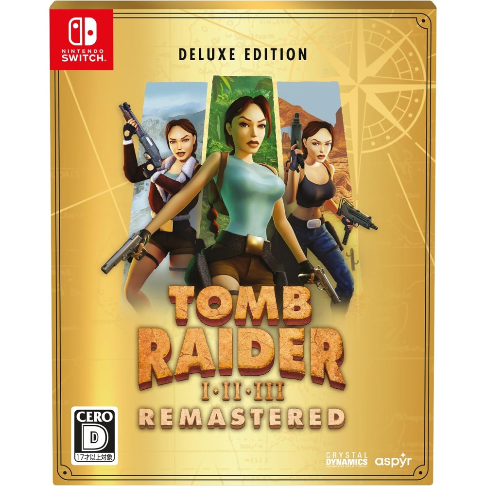 Tomb Raider I-III Remastered Starring Lara Croft [Deluxe Edition] Switch