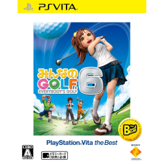 Minna no Golf 6 (Playstation Vita the Best) (cartridge only)