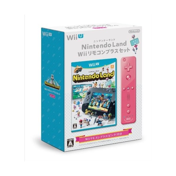 Nintendo Land Wii Remote Control Plus Set (Pink) (pre-owned)