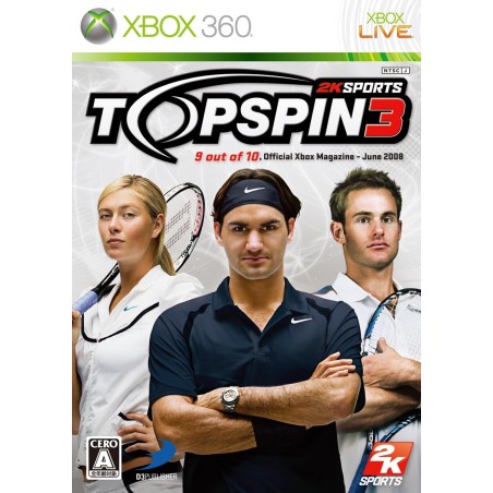 Top Spin 3 XBOX 360 (gebraucht)