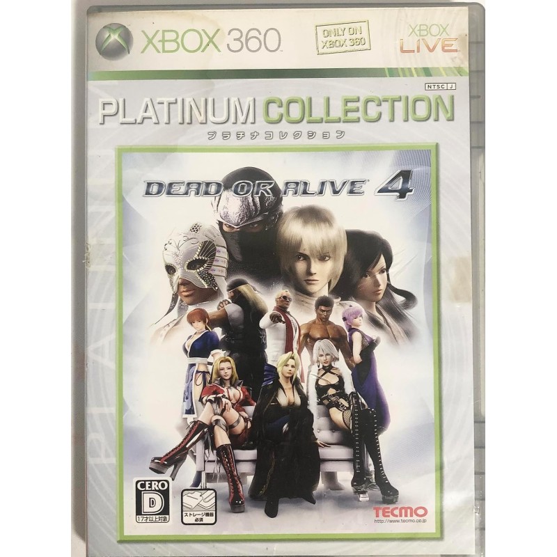 Dead or Alive 4 (Platinum Collection) XBOX 360 (pre-owned) Dead or Alive 4 (Platinum Collection) XBOX 360 (pre-owned)