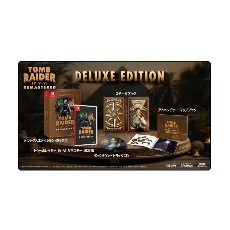 Tomb Raider IV-VI Remastered [Deluxe Edition] (Multi-Language) Switch