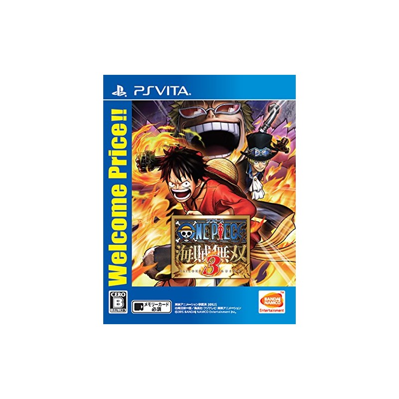 ONE PIECE: KAIZOKU MUSOU 3 (WELCOME PRICE!!) PSVita (cartridge only) ONE PIECE: KAIZOKU MUSOU 3 (WELCOME PRICE!!) PSVita (cartridge only)
