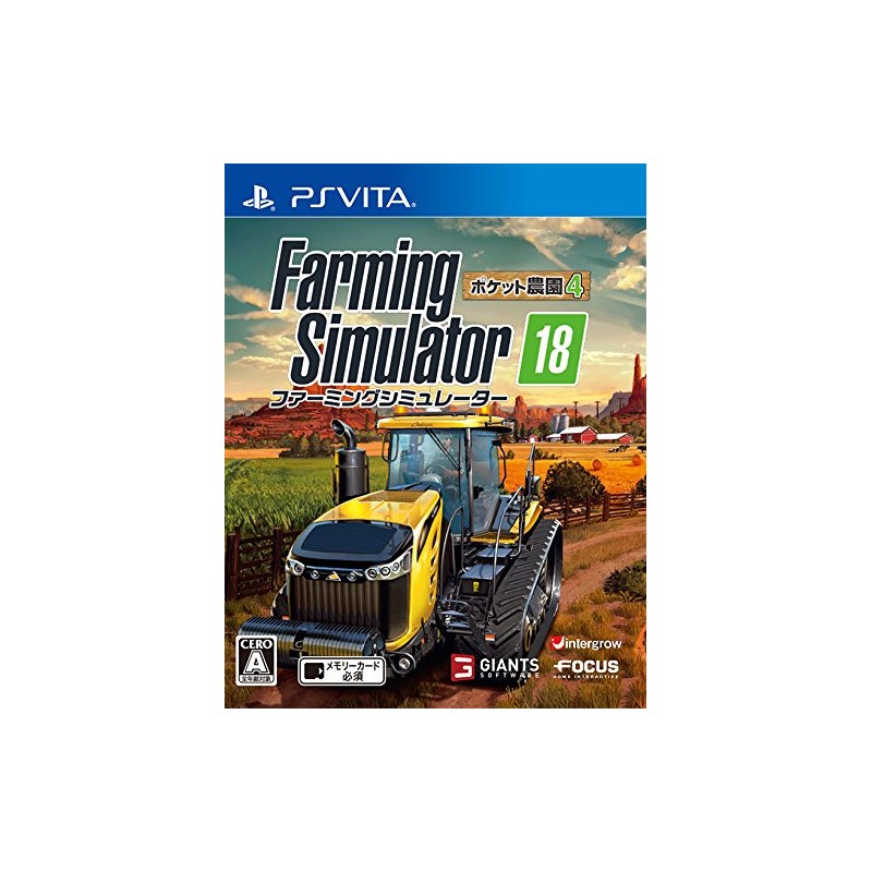 FARMING SIMULATOR 18 POCKET NOUEN 4 (pre-owned) PSVita