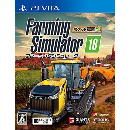 FARMING SIMULATOR 18 POCKET NOUEN 4 PSVita (cartridge only)