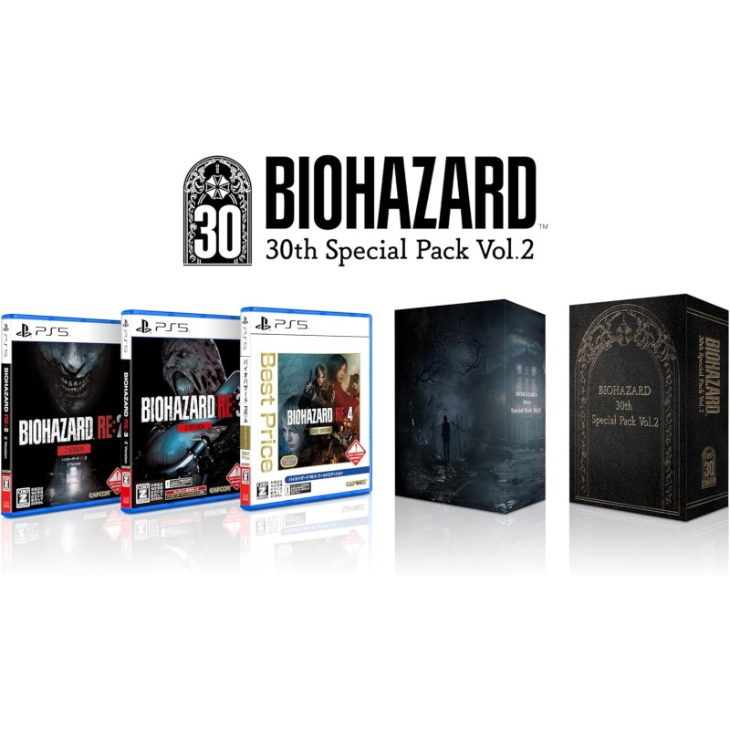 Biohazard 30th Special Pack Vol. 2 (Multi-Language) PS5 Biohazard 30th Special Pack Vol. 2 (Multi-Language) PS5