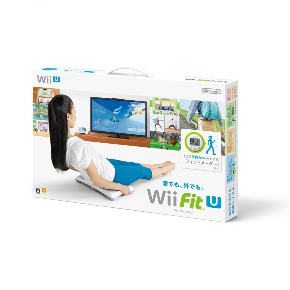Wii Fit U Wii Balance Board + Fit Meter Set (White & Green)