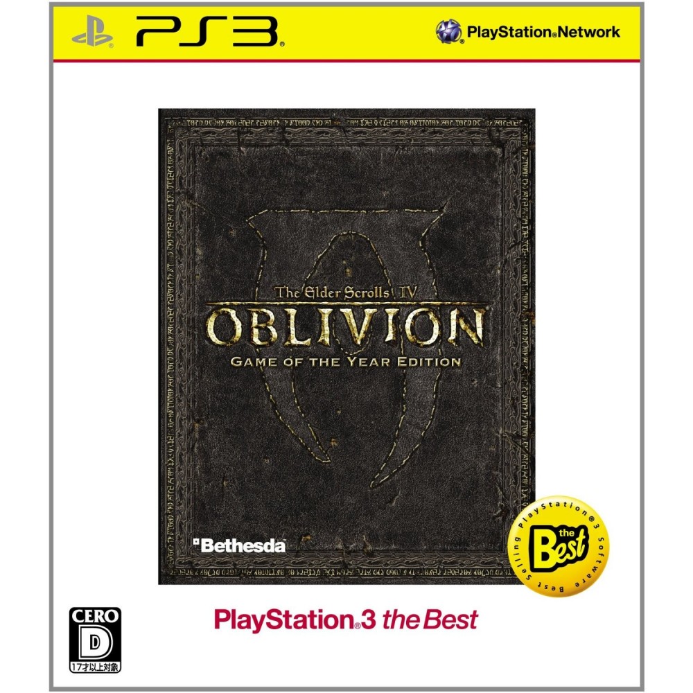 ernstig herwinnen Omgeving Elder Scrolls IV: Oblivion (Game of the Year Edition) (PlayStation3 the  Best) (pre-owned)
