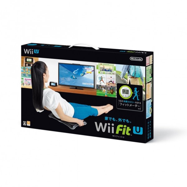 Wii Fit U Wii Balance Board + Fit Meter Set (Black & Green)