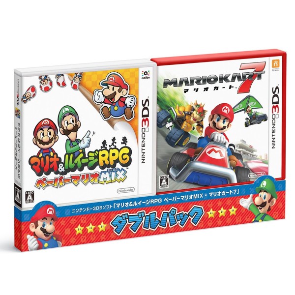 MARIO & LUIGI RPG PAPER MARIO MIX & MARIO KART 7 [DOUBLE PACK]